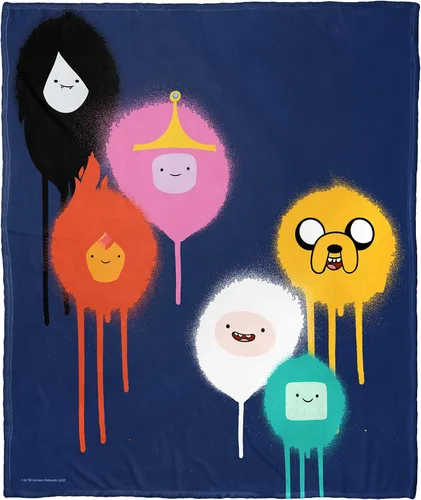 Vista 29 de Northwest Adventure Time - Manta de seda táctil, 50 x 60 pulgadas, Adventure Comic