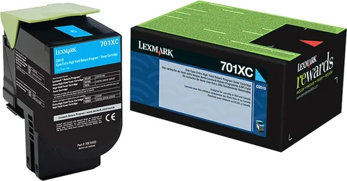 Vista 3 de Lexmark 70C1XK0 Tóner negro extra alto rendimiento programa de retorno
