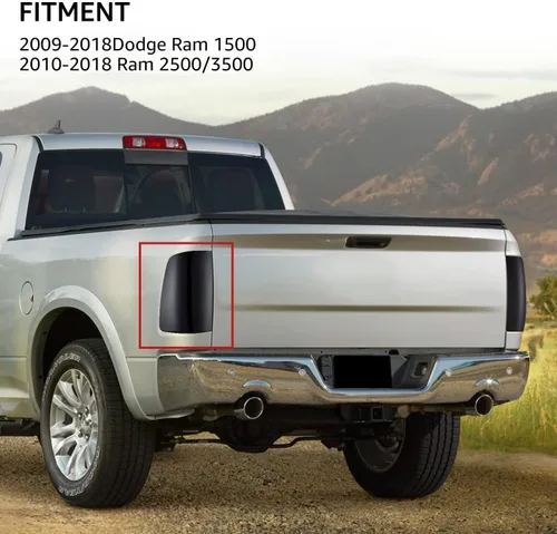Vista 8 de HAKA TOUGH Conjunto de luces traseras LED para Dodge Ram 1500 2009-2018 Dodge Ram 2500/3500 2010-2018 2010-2018 luces traseras ahumadas negras