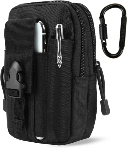 Vista 10 de Bolsa táctica de la cintura EDC Molle bolso de la cintura de la correa del teléfono bolsa de la funda bolsa de transporte para teléfono inteligente
