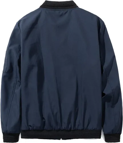 Vista 2 de URBANFIND - Chaqueta deportiva para hombre, ligera, de ajuste delgado, estilo bomber, casual