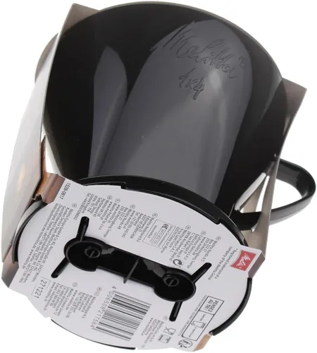 Vista 3 de Melitta Soporte para filtro de vertido, tamaño 1x4, 6761018, utilizado con 1 jarra o 2 tazas, plástico, negro
