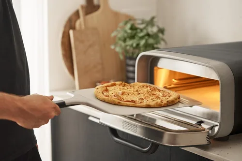 Vista 3 de Ooni Volt 2 - Horno eléctrico de pizza para interiores, horno tostador eléctrico versátil para encimera, cocina pizzas de 12 pulgadas y más