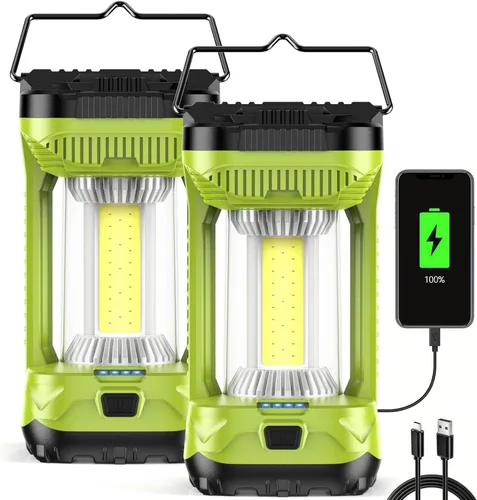 Vista 8 de AlpsWolf Linterna de Campamento Recargable, Linterna LED de 4000mAh para Cortes de Energía, Linterna de Campamento Super Brillante Portátil