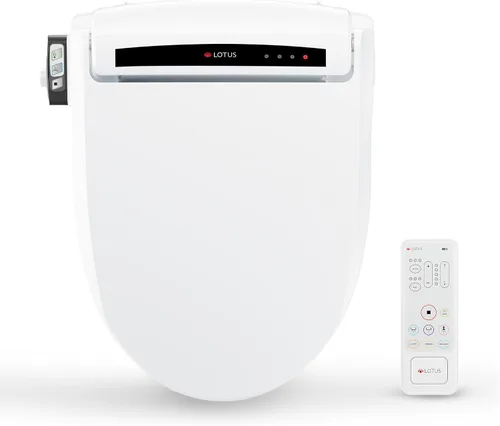 Vista 16 de Lotus Hygiene Systems ATS-500. Asiento para inodoro con tapa inteligente, climatizada con temperatura regulable. Color blanco.