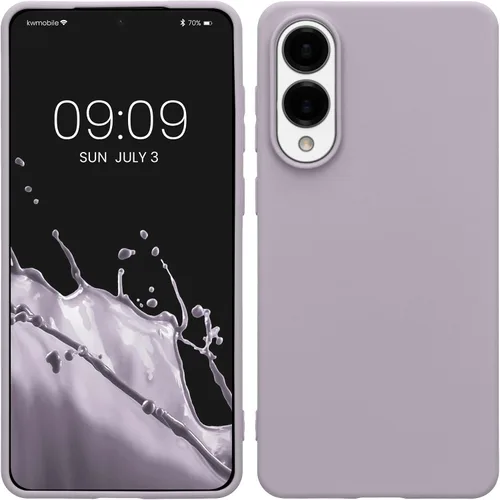 Vista 125 de kwmobile Funda compatible con Samsung Galaxy S23 - Funda protectora de silicona TPU suave y delgada - Piedra antigua