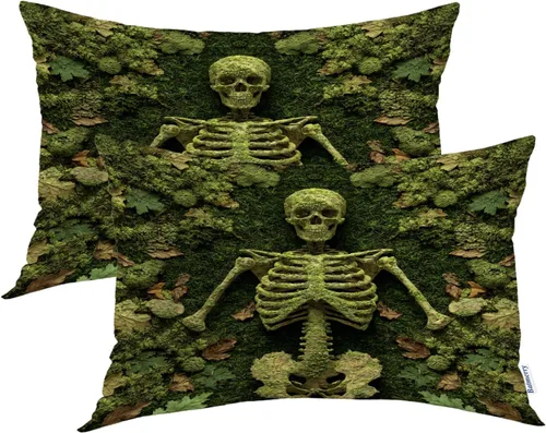 Vista 44 de Batmerry Flowers with Stems Throw Pillow Covers, Beautiful Floral Decorative Pillow Covers Digital Printing Blended for Couch Sofa Bed Invisible