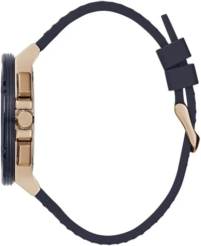 Vista 2 de GUESS US Mens Navy Silicone Multifunction Watch