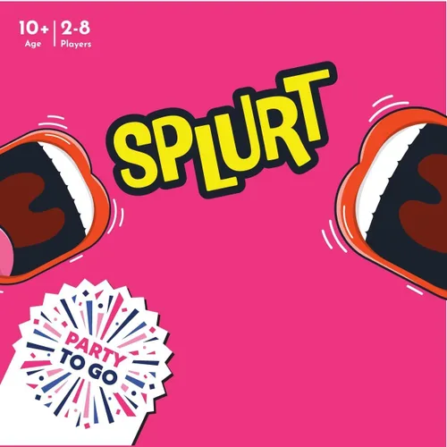 Vista 4 de Gamewright - Party to Go - Splurt - Piensa Rápido, Di Lo Primero - A partir de 10 años, 2-8 jugadores