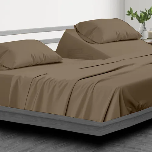 Vista 31 de Cottington Lane Juego de sábanas de 4 piezas tamaño individual, ropa de cama de microfibra ultra suave con bolsillo profundo de 16 pulgadas