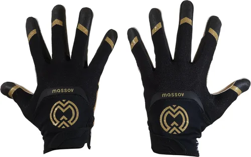 Vista 3 de EVO2 Youth Football Gloves – Sticky Grip ProTac Palms, Lightweight Breathable Mesh Fit, SFIA – Kids Football Gloves