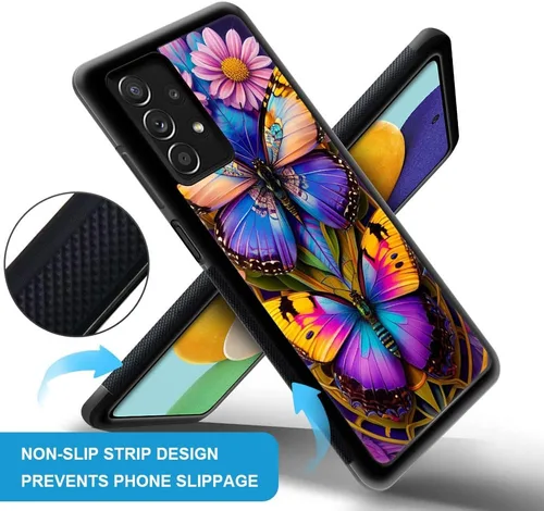 Vista 3 de Funda compatible con Samsung Galaxy A32 5G, hermosa funda protectora de TPU delgada y suave a prueba de golpes para Samsung Galaxy A32 5G
