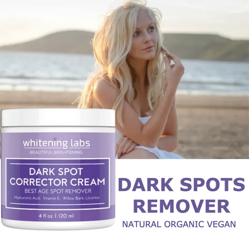 Vista 2 de Whitening Labs - Corrector de manchas oscuras, hidratante antienvejecimiento para cara, cuerpo, áreas sensibles, hombres y mujeres
