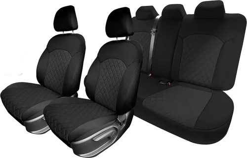 Vista 9 de FH Group Fundas de asiento de automóvil de ajuste personalizado específicamente hechas para Kia Forte 2019-2022, fundas de asiento de automóvil