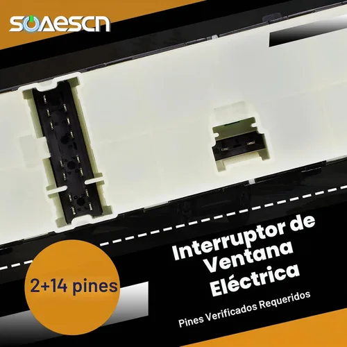 Vista 4 de Interruptor principal de elevalunas eléctrico lado del conductor Infiniti