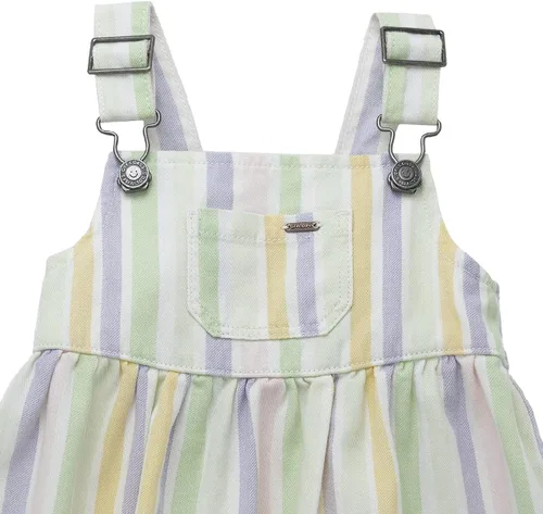 Vista 4 de OFFCORSS Ropa de vestir para niñas pequeñas (blanco)