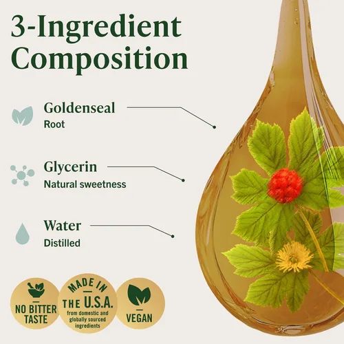 Vista 4 de HERBAMAMA Tintura Goldenseal - Apoyo inmunológico y digestión