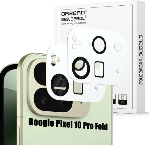 Vista 74 de Orzero Paquete de 2 protectores de lente de cámara compatibles con Google Pixel 9 Pro XL, protector de cámara de metal y vidrio de alta calidad