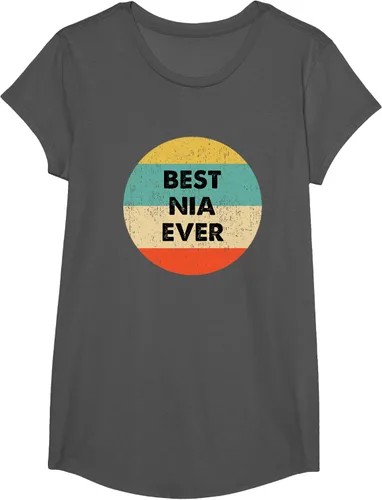Vista 28 de Camiseta Nia Name, Negro, S