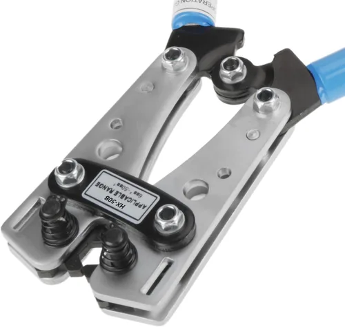 Vista 7 de Crimpado de mano de rotación de 180 grados, HX-50B Plug Wire Crimping, para cable terminal de cobre y aluminio que prensa herramientas de mejoras