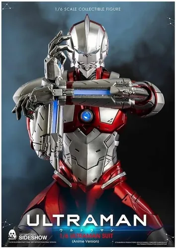 Vista 4 de threezero Ultraman (Anime Edition) Figura de acción a escala 1: 6, multicolor