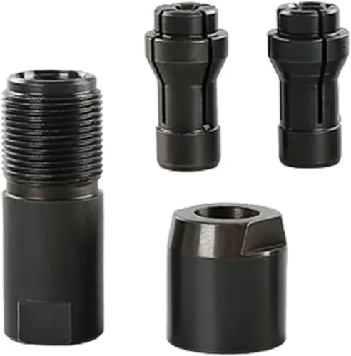 Vista 2 de Amoladora angular Accesorio a molinillo recto Chuck Kit de accesorios multifunción convertidor M10 para tareas de lijado corte pulido, 0.236
