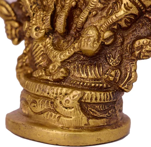 Vista 6 de GURU JEE™ Estatua de latón Panchmukhi Lord Ganesha Idol 5 Caras Ganesh Ji Cinco cabezas Ganpati Bappa Murti para regalos Puja Mandir Temple Showpiece
