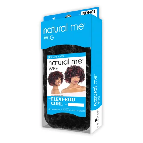 Vista 2 de Shake-N-Go - PELUCA NATURAL ME - FLEXI-ROD CURL (gris oscuro)