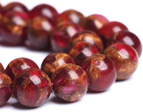 Vista 7 de 60 cuentas sueltas de piedra natural de turquesa africana de 0.236 pulgadas (6 mm) para hacer joyas, pulseras de bricolaje
