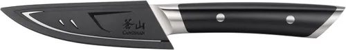Vista 3 de Cangshan HELENA Series - Cuchillo de pelar forjado de acero alemán de 3.5 pulgadas con funda (negro)