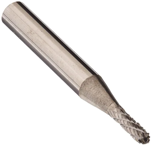 Vista 69 de Drill America SA-1 Rebaba de carburo/lima giratoria cilíndrica de doble corte para amoladora de troquel de 1/4" de diámetro x 5/8" de longitud