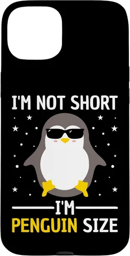 Vista 9 de I'm Not Short I'm Penguin Size Men Women Funny Penguin Lover Case for iPhone 17
