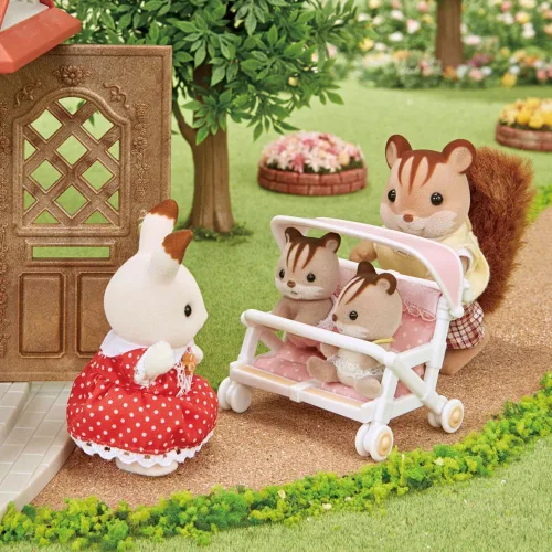 Vista 2 de Sylvanian Families - Silla de paseo doble