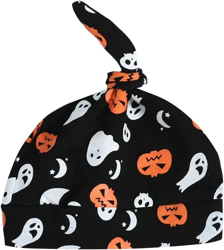 Vista 9 de Juego de 4 piezas de disfraz de calabaza para Halloween, para bebés y niños