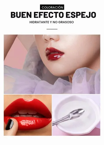 Vista 2 de BestLand Paquete de 2 bases de brillo de labios hidratante casera, base de maquillaje de labios, material básico de lápiz labial, base de brillo