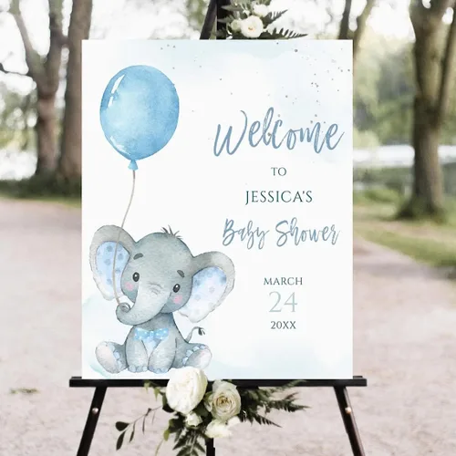 Vista 13 de Personalized Baby Shower Welcome Sign, Red Ladybug Baby Shower Welcome Sign, 12" X 18" (Small), 27" (Medium), 36" (Large), Plastic, Modern, Pole
