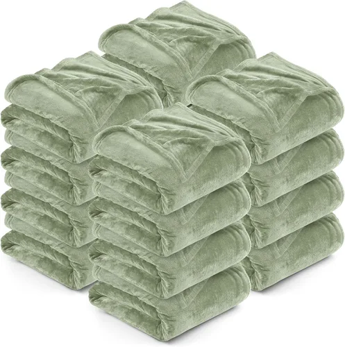 Vista 41 de Utopia Bedding - Manta de vellón de lujo, mullida, antiestática; manta de suave microfibra de 8.8 oz/yd² (300 g/m²) para sofá y cama; tamaño Gris