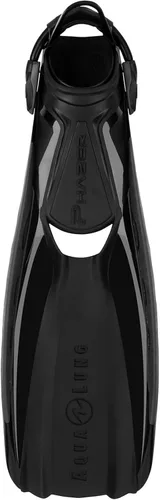 Vista 2 de Aqualung Phazer Dive Fins Tri-Material Open-Heel Scuba Diving Swim Fins w/Wave Rib Technology, Hydro Power Vent