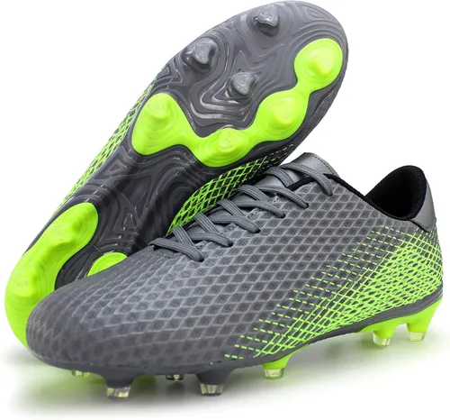 Vista 6 de Hawkwell Zapatos de fútbol atléticos para hombre para niños grandes jóvenes entrenamiento al aire libre tacos de fútbol firme