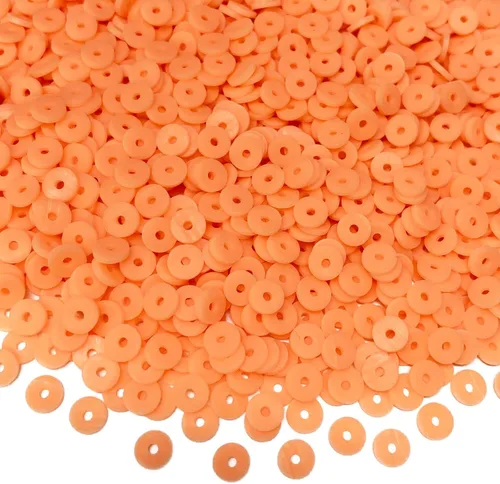 Vista 9 de 5000 cuentas de arcilla gris oscuro de arcilla polimérica Heishi cuentas espaciadoras planas redondas para pulseras, aretes, collares, manualidades