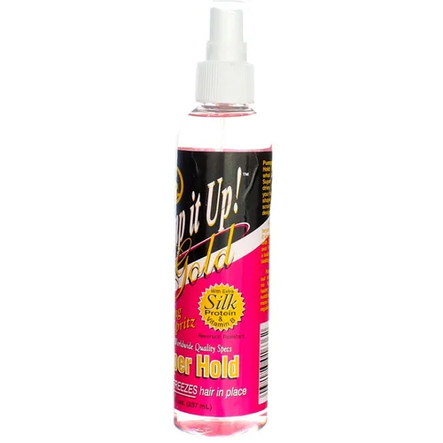 Vista 5 de Bronner Brothers Pump It Up Spritz Gold Super Hold, 8 onzas (paquete de 2)