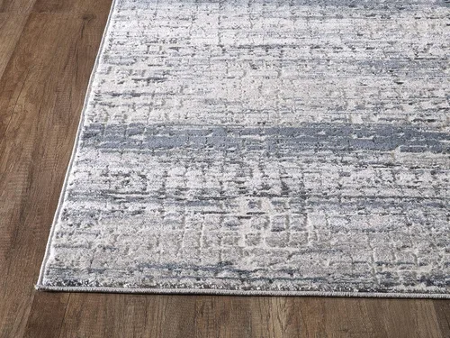 Vista 6 de Abani Rugs - Alfombra rectangular moderna con estampado de píxeles envejecidos de 2 pies 2 pulgadas x 8 pies, colección Vista, alfombra decorativa