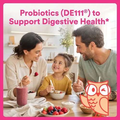 Vista 4 de Gomas probióticas SmartyPants para niños para la salud digestiva: suplemento de apoyo a la salud intestinal e inmunidad con 2 mil millones de CFU