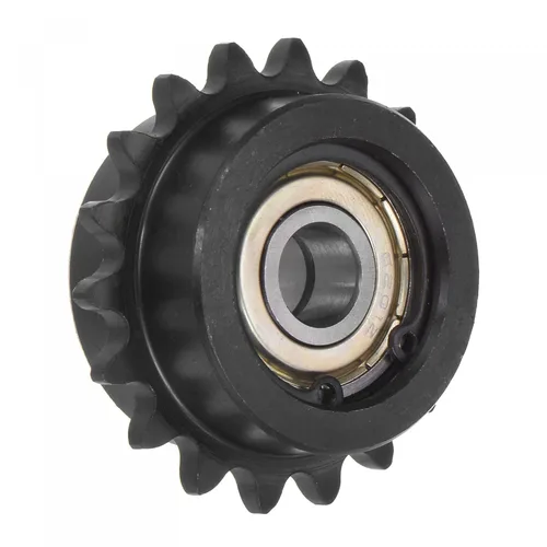 Vista 7 de uxcell Piñón tensor de cadena #35, diámetro de 0.472 in, tensor de 17 dientes de paso de 3/8 pulgadas, acero al carbono C45 con acabado de óxido