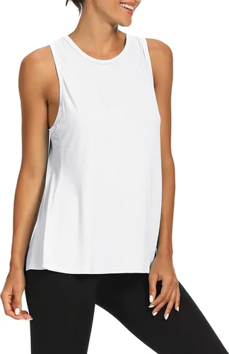 Vista 2 de Bestisun - Camiseta de tirantes para mujer con espalda abierta, para entrenar.