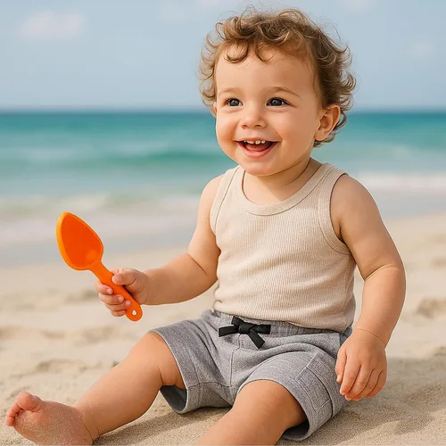 Vista 4 de SOBOWO Pantalones cortos deportivos de verano para bebés niños y niñas, paquete de 3 unidades, pantalones deportivos de algodón sólido, pantalones