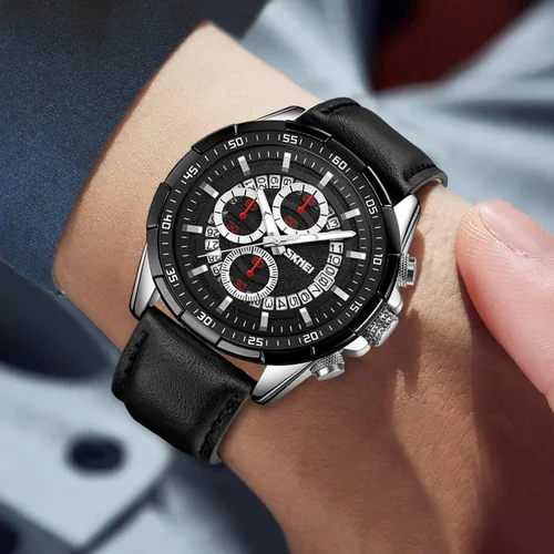 Vista 2 de Watch for Men- Classic Stylish Sports Fashion Casual Wrist Watch, Men Dress Watch Elegant Gift, 30M Waterproof, Auto Date Luminous Watch