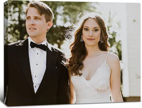 Vista 11 de Impresiones en lienzo personalizadas con tus fotos, imágenes personalizadas sobre lienzo, arte de pared para dormitorio, sala de estar, boda, bebé
