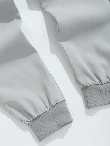 Vista 6 de ZAFUL Pantalones cargo Techwear con cordón para hombre con bolsillos con solapa, atléticos y elásticos, pantalones casuales y pantalones deportivos
