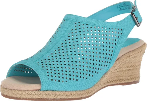 Vista 11 de Easy Street Stacy para mujer Lino Negro
